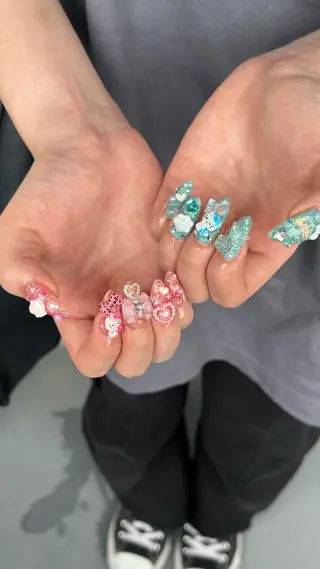 セミロング yuka ♡のネイルデザイン