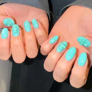 ネイル RIEKO🍒 ワンホン♡推しネイルのネイルデザイン