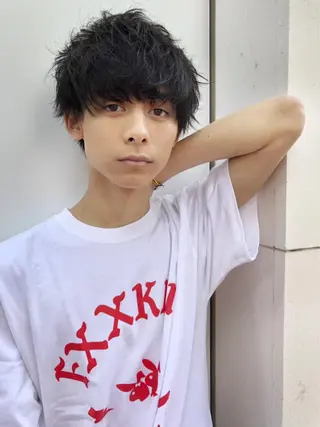 ミディアム カラー パーマ メンズ メンズ特化美容師 aiのその他イメージ