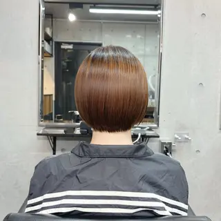 ショート カラー パーマ ショートボブ縮毛矯正 髪質改善のプロ山道潤のヘアスタイル