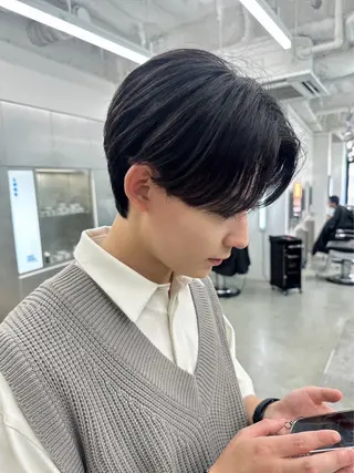 ショート メンズ 亀井隆汰/メンズ専門 パーマ特化美容師のヘアスタイル