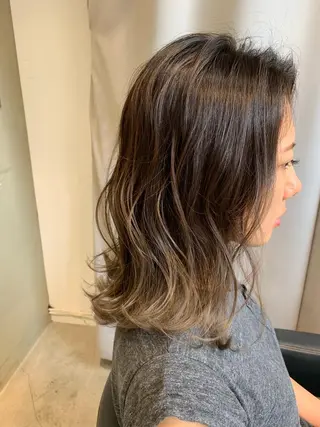 ミディアム カラー 🌈艶髪/髪質改善 新宿itouのヘアスタイル