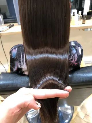 ロング 艶カラー/韓国顔周り 🎀mamiのヘアスタイル