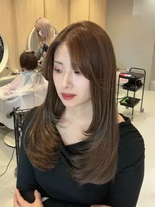 小顔×韓国レイヤー/ 骨格診断/Rikuのヘアスタイル