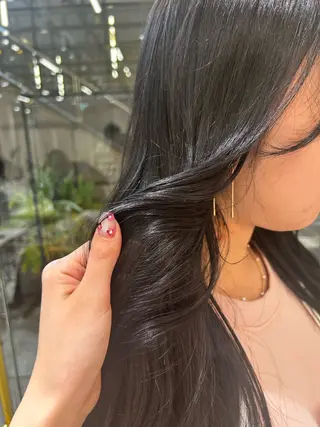 ロング カラー ꪆৎ平行アーチ ྀི ワカナの眉毛・アイブロウイメージ