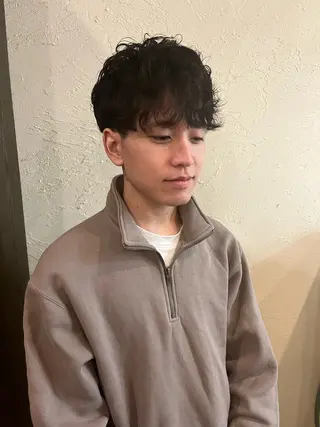 パーマ メンズ そね こまちのヘアスタイル