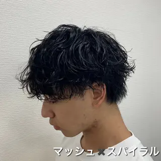 ショート パーマ指名率No1 メンズ特化ケイトのヘアスタイル