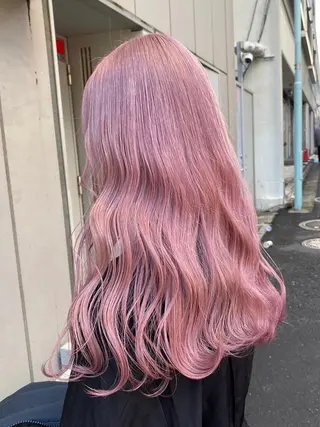 ロング カラー 🩷暖色カラー🩷 BONのヘアスタイル