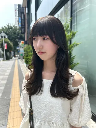 ロング カラー channel所属・Natsumi ❤︎のヘアスタイル