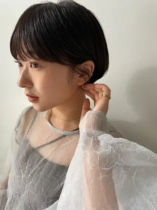 ショート yupi🐈⬛ レイヤー/パーマのヘアスタイル