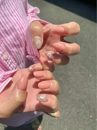 ミディアム cattleya nailのネイルデザイン