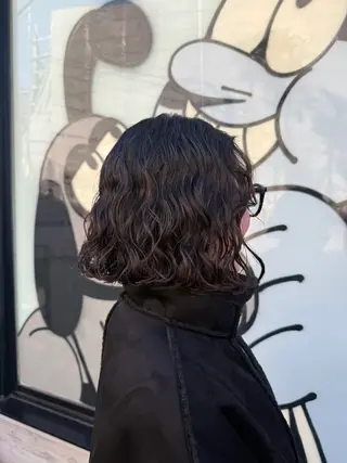 ショート デジタルパーマ/ ウェーブパーマ/神野のヘアスタイル