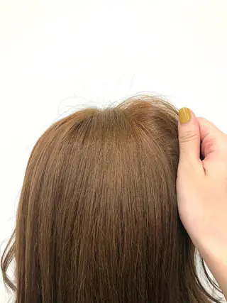 セミロング カラー ヘアアレンジ 透明感/艶髪/💖 トレンドスタイル💖のヘアスタイル