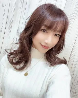 セミロング カラー ✨美髪師✨小原 浩一のヘアスタイル
