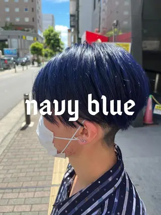 ショート カラー 🥇メンズパーマ /縮毛矯正/木村神心のヘアスタイル