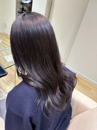 ロング カラー アベ カノンのヘアスタイル