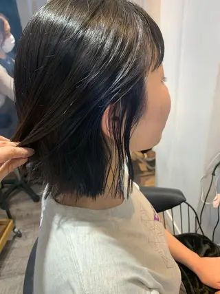 ショート カラー パーマ ヘアアレンジ メンズ キッズ ネイル マツエク・マツパ SALOWIN梅田茶屋町店所属・ウルフレイヤーカット /チヒロのヘアスタイル