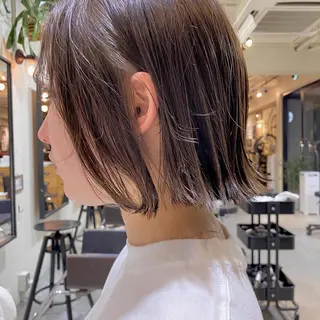 ショート カラー ヘアアレンジ tane.所属・【ダメージレス施術】 【透明感】北村 拓也のヘアスタイル