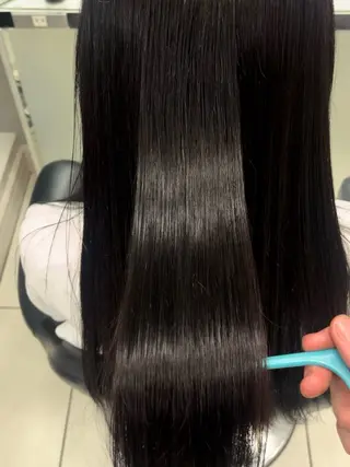 ロング ブリーチなしダブル カラー/暖色/麻咲のヘアスタイル