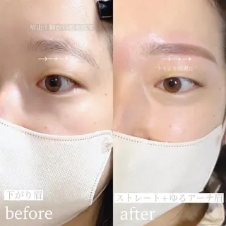 アイブロウ アイブロウサロン WHITE EYE 三宮 眉毛専門店【ホワイトアイ】所属・WHITEEYE三宮 【みり】の眉毛・アイブロウイメージ