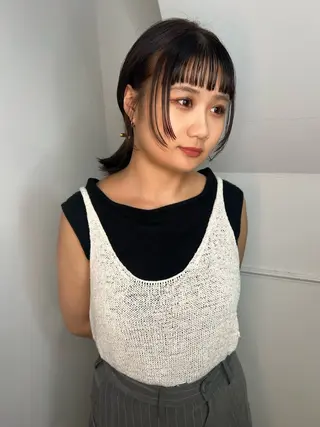 ミディアム land所属・透明感カラー/レイヤ ー🌙Honokaのヘアスタイル