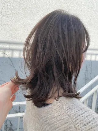 ミディアム カラー 白髪ぼかし/ショート 特化🌟サトウユキのヘアスタイル