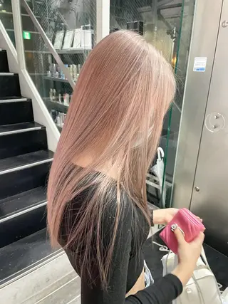 ロング miyu ハイトーン/レイヤーのヘアスタイル