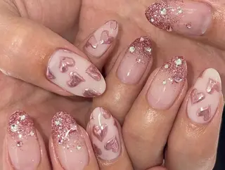 ネイル na🎀🎀na ちゅるちゅるのネイルデザイン