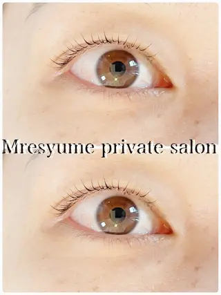 マツエク・マツパ Mresyume MAYUのマツエク・マツパデザイン