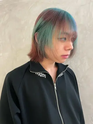 ショート メンズ GO TODAY SHAiRE SALON 原宿本店所属・REINA/ブリーチ /ハイトーン/原宿のヘアスタイル