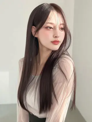 ロング 肥後 有紗のヘアスタイル