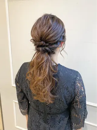 ロング 似合わせ艶髪カラー ❤️ハダユミのヘアスタイル