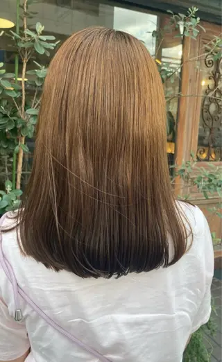 セミロング こやなぎ れいなのヘアスタイル