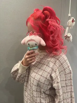 セミロング カラー K Harukaのヘアスタイル