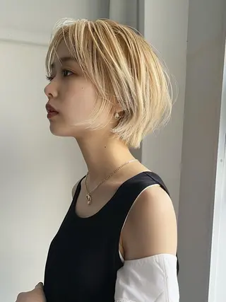 ショート カラー 艶カラー YOSHIMURAのヘアスタイル