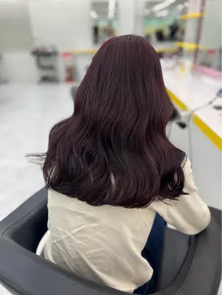 ミディアム カラー ヘアアレンジ メンズ特化/パーマ/ カット/カラー/るなのヘアスタイル