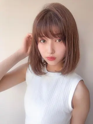 カラー 🌹ボブ/髪質改善 韓国ヘア🌹澤口龍成のヘアスタイル