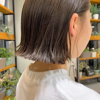 ショート カラー ヘアアレンジ tane.所属・【ダメージレス施術】 【透明感】北村 拓也のヘアスタイル