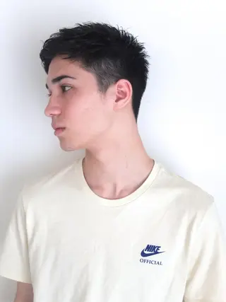 ショート カラー パーマ ヘアアレンジ メンズ パーソナルカラー合わ せたカラー🤍なつみのヘアスタイル