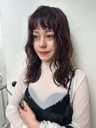 セミロング カラー ryuei /原宿のヘアスタイル