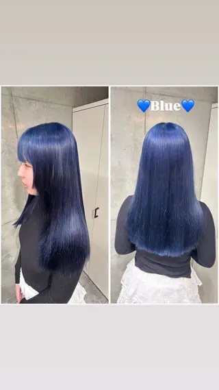 ロング カラー 茅ヶ崎/ハイトーン/ Ramuのヘアスタイル