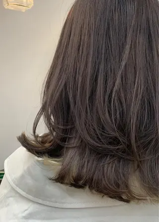 ミディアム ✨艶カラー/韓国ヘア ✨momoriのヘアスタイル