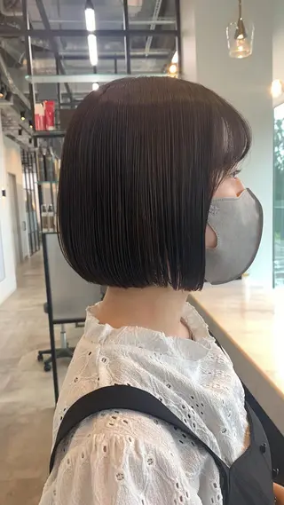 ミディアム カラー 韓国レイヤー✨ yasuko銀座のヘアスタイル