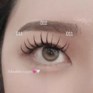 マツエク・マツパ RUMéL Yuika🎀のマツエク・マツパデザイン