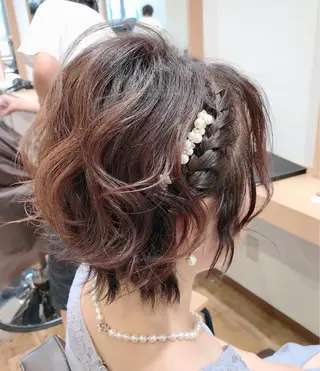ショート ヘアアレンジ GRANLUSSO 〜グランルッソ駅前店所属・木口 嘉美のヘアスタイル