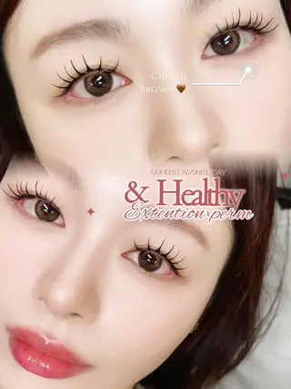 マツエク・マツパ 𝕂𝕪𝕦𝕟𝕠 韓国風/束感/恵比寿の眉毛・アイブロウイメージ