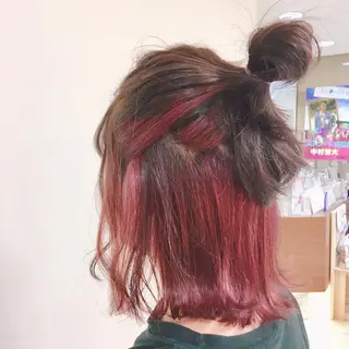 ミディアム カラー ヘアアレンジ 【Sweep】おじま のぞみのヘアスタイル