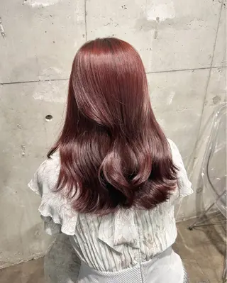 セミロング IS所属・横浜美容室/透明感 カラー/レイヤーのヘアスタイル