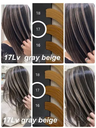 セミロング カラー 山崎俊輔/髪質改善 /バレイヤージュのヘアスタイル