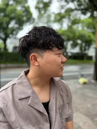 パーマ メンズ メンズ特化美容師/栄 /本間さつきのヘアスタイル